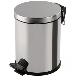 Poubelle a pédale en inox