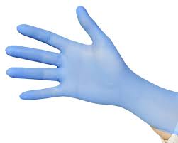 Gants nitriles bleus